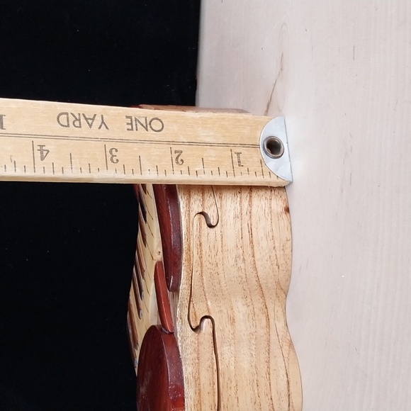 Wooden Hand Crafted Music Note Piano Keyboard Puzzle Box - Picture 8 of 8